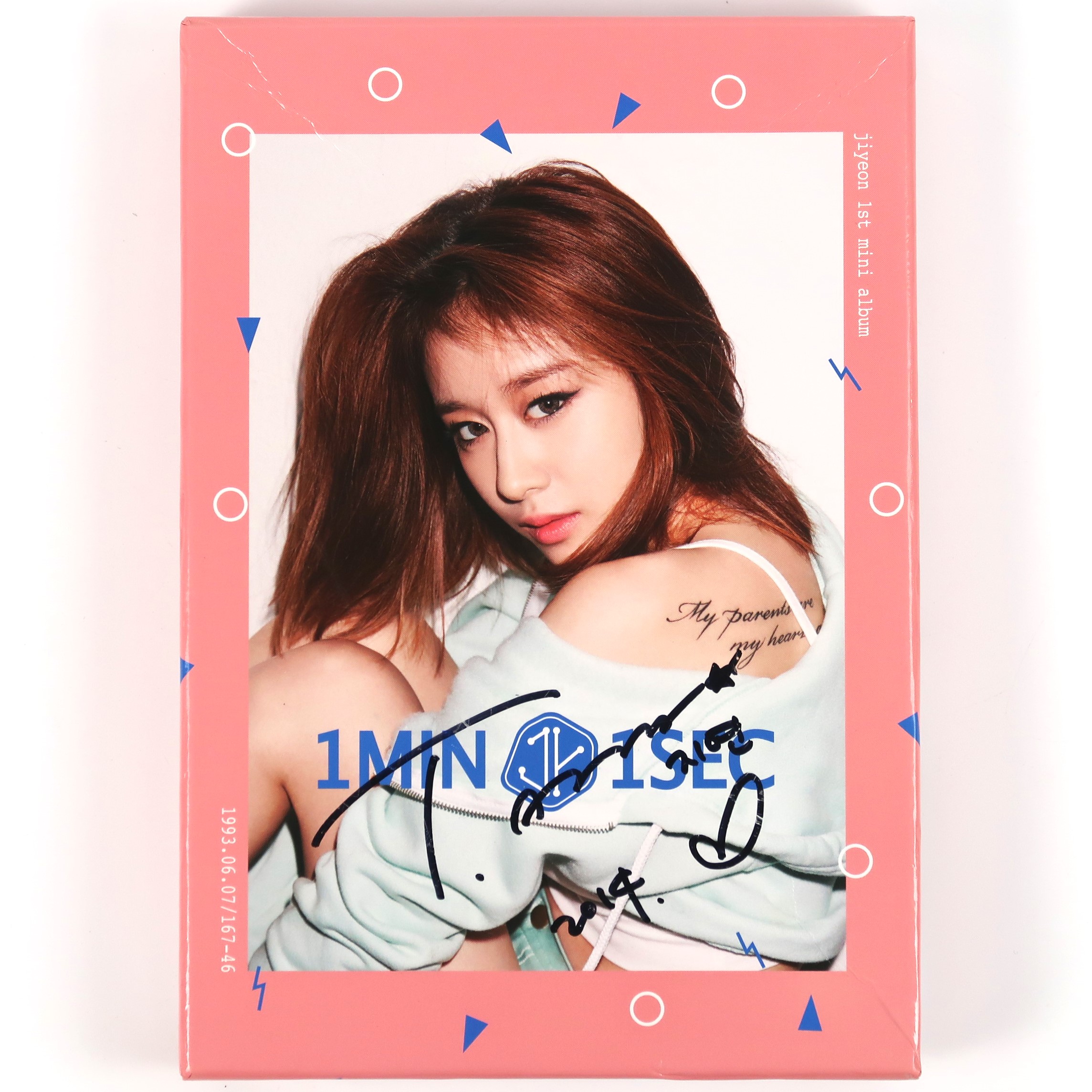 K-POP・アジア T-ARA JIYEON 1ST MINI ALBUM 1MIN 1SEC T-ara Jiyeon - 1 Min 1 Sec Signed Autographed CD 1st Mini Album
