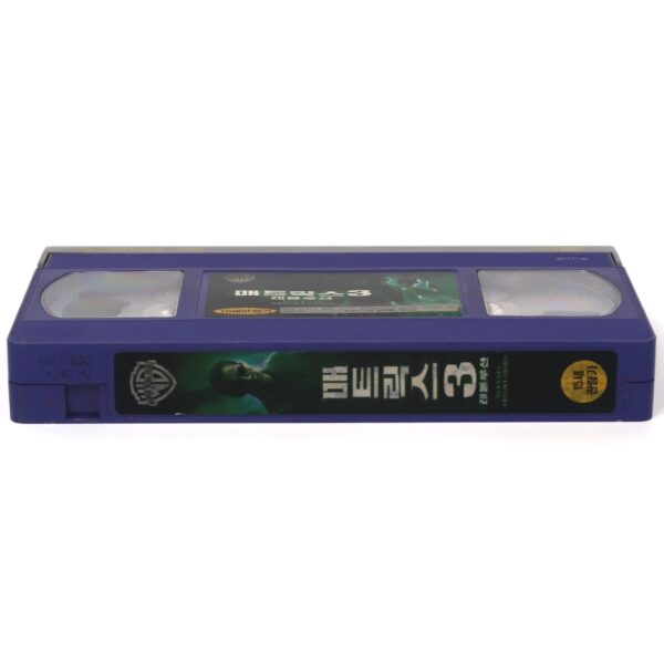 The Matrix Revolutions (2003) Korean VHS Rental [NTSC] Korea Matrix 3