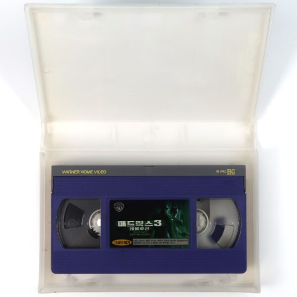 The Matrix Revolutions (2003) Korean VHS Rental [NTSC] Korea Matrix 3