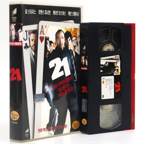 21 (2008) Korean Late VHS Rental [NTSC] Korea Kevin Spacey