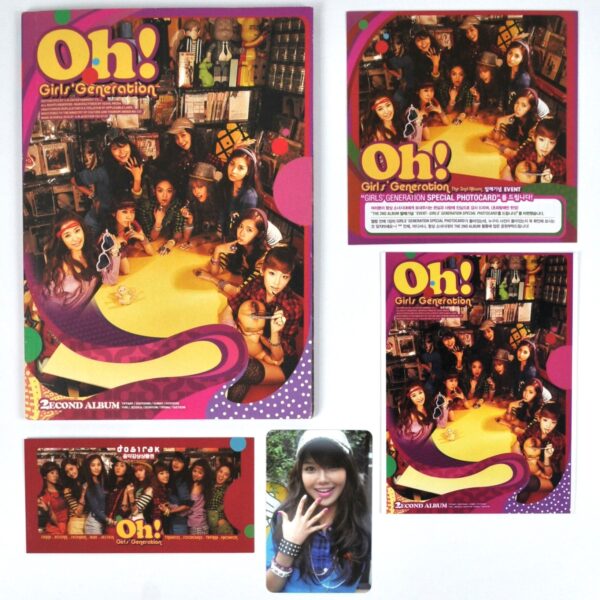 Girls' Generation - Oh! 2nd Album CD Sooyoung Photocard + Dosirak