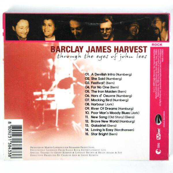 Barclay James Harvest Through The Eyes Of John Lees - Revival Live Sealed Korea
