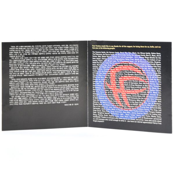 Fear Factory - Soul Of A New Machine Korean CD Album Korea Metal