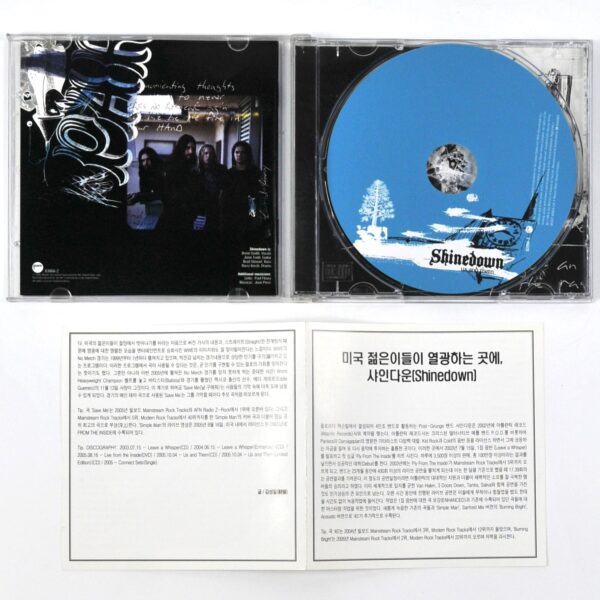 Shinedown - Us and Them Korean CD Album Korea Insert