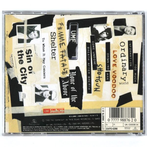Duran Duran - Duran Duran Korean CD Album Korea Insert
