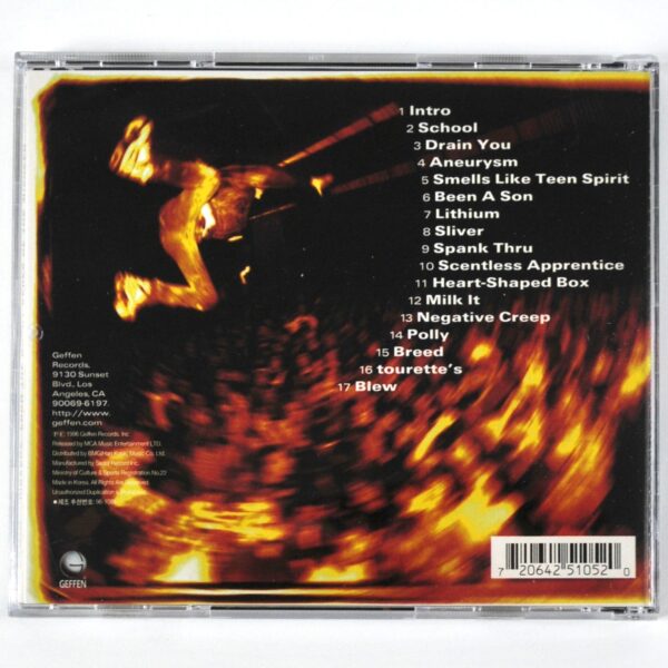 Nirvana - From The Muddy Banks Of The Wishkah Korean CD Album Korea Misprint