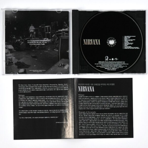 Nirvana - Nirvana Compilation Korean CD Album Korea