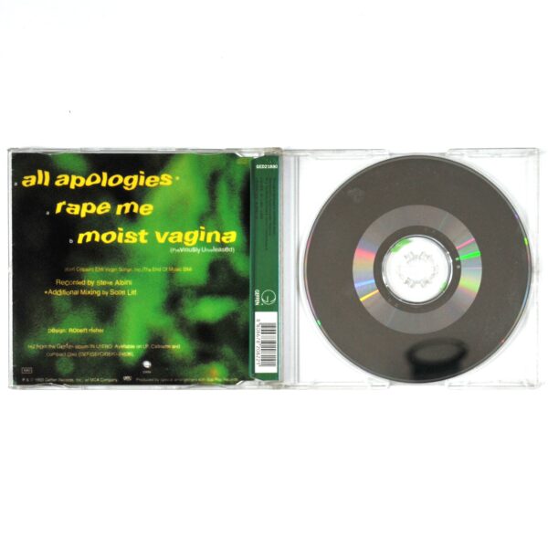 Nirvana - All Apologies ● Rape Me Korean CD Single Album Korea