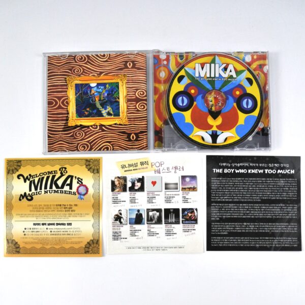 Mika - The Boy Who Knew Too Much Korean CD Album Korea Promo