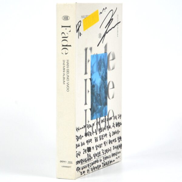 Han Seung Woo - Fade [White] Signed CD Mini Album Promo 2021 Victon Seungwoo