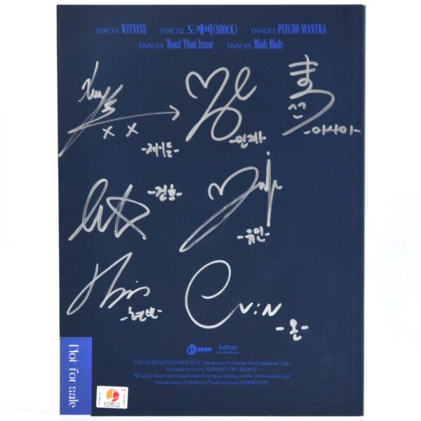 ALL(H)OURS - Witness [Light Ver.] Signed Autographed Album CD Allhours Promo