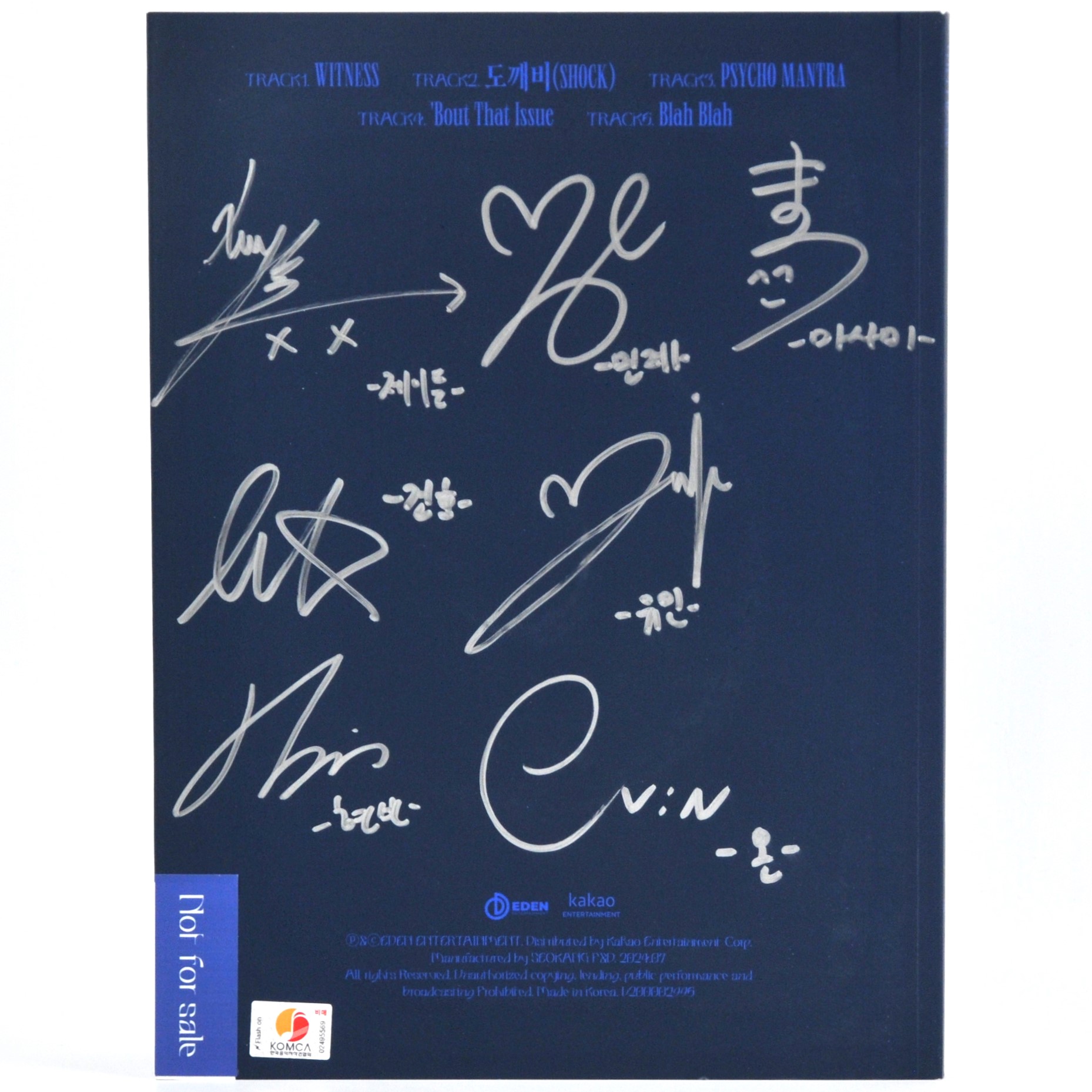 ALL(H)OURS - Witness [Light Ver.] Signed Autographed Album CD