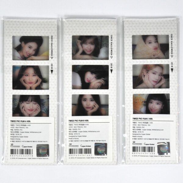 Twice Once Halloween 2018 PVC Film A B C Versions Set Official Goods K-Pop