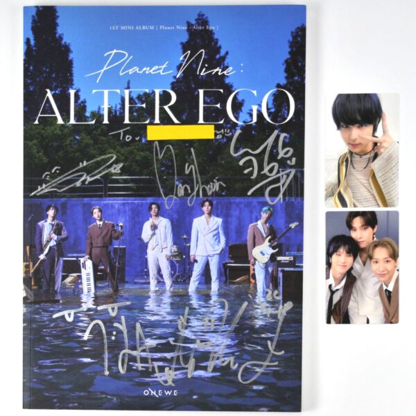 DSC_4708 Onewe - Planet Nine: Alter Ego Signed Autographed CD Album Promo K-Pop 2021
