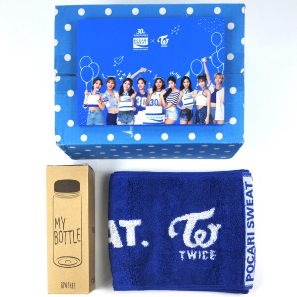 Twice x Pocari Sweat Boxset: Photobook + Towel + Water Bottle Set