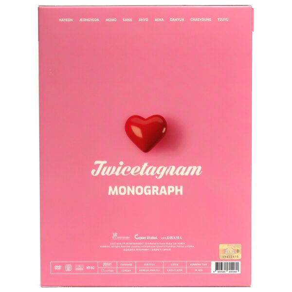 Twice - Twicetagram Monograph Photobook + DVD No Photocards 2018