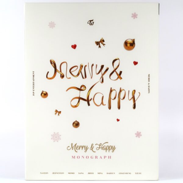 Twice - Merry & Happy Monograph Photobook + DVD + Photocards 2018