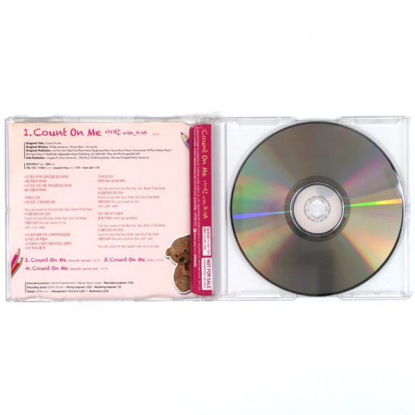 Lee Ki Chan with G.Na - Count On Me CD Single Album Promo K-Pop 2011