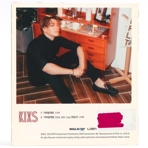 Kixs - Please Come Back CD Single Album Promo K-Pop 2016
