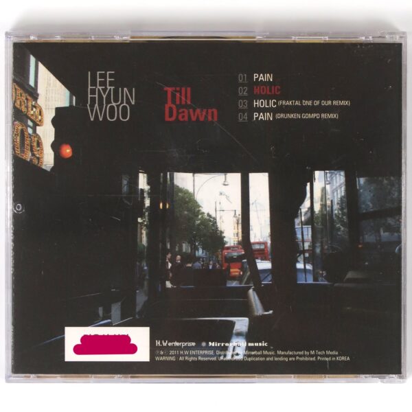 Lee Hyun Woo - Till Dawn CD Single Album Promo K-Pop 2011 Pain Holic