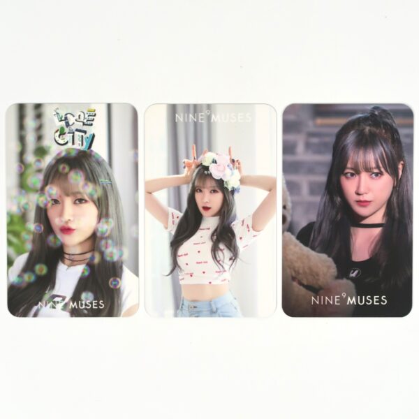 Nine Muses - Love City Keumjo Photocard Set of 3 K-Pop 2017 9Muses Diary Pt. 3