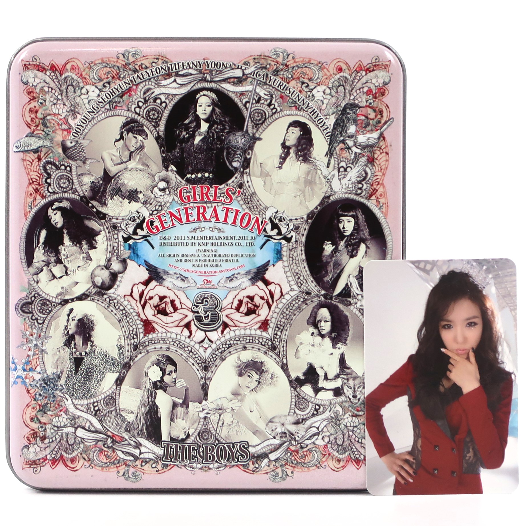 Girls' Generation - The Boys Album CD Tiffany Photocard K-Pop 2011