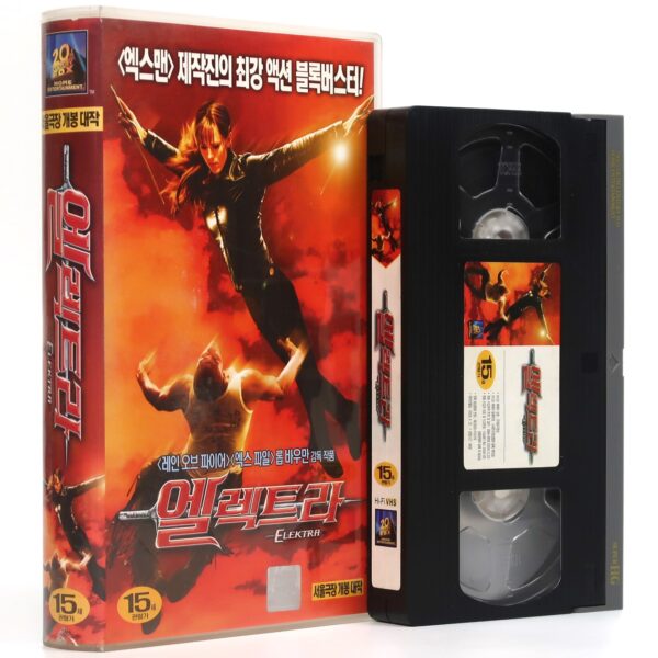 Elektra (2005) Korean Late VHS [NTSC] Marvel Jennifer Garner