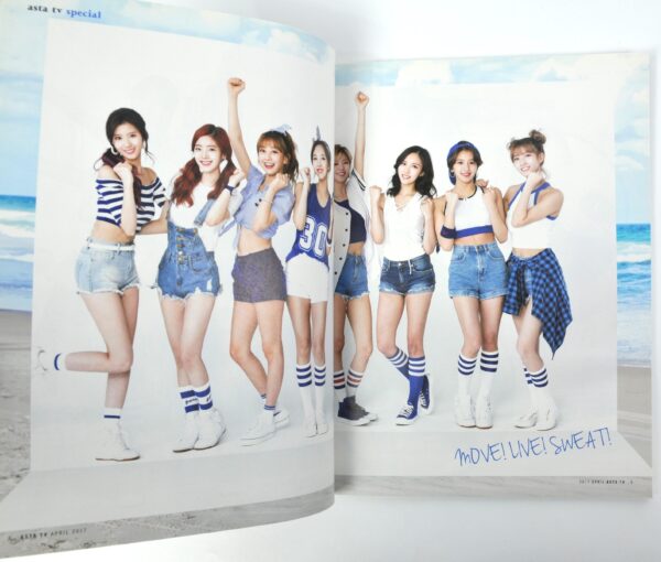 Asta TV Korea Twice Cover April 2017 Complete Magazine