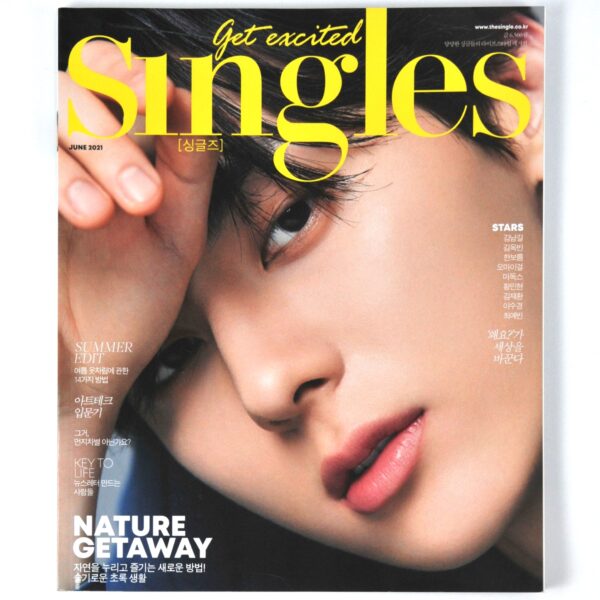 Singles Korea NU'EST Minhyun Cover June 2021 Magazine