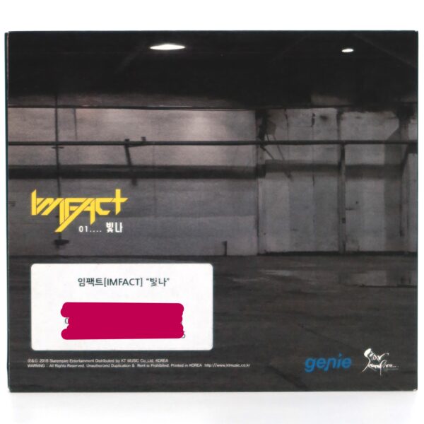 Imfact - The Light Signed Autographed CD Single Album Promo K-Pop 2018 Rare