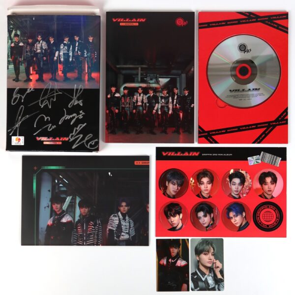 Drippin - Villain Signed Autographed Promo CD 3rd Mini Album 2022 K-Pop