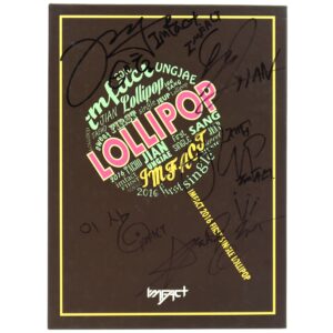 Imfact - Lollipop Signed Autographed CD Single Album Promo 2016 K-Pop
