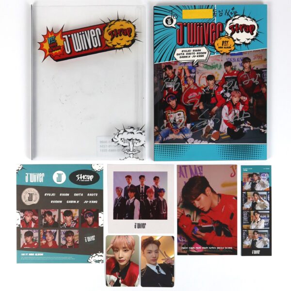 JWiiver - Jtrap Signed Autographed CD Album Promo 2022 K-Pop J.Wiiver