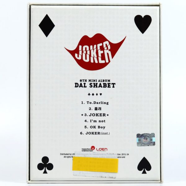 Dal Shabet - Joker Signed + Message CD Album Promo 2015 K-Pop