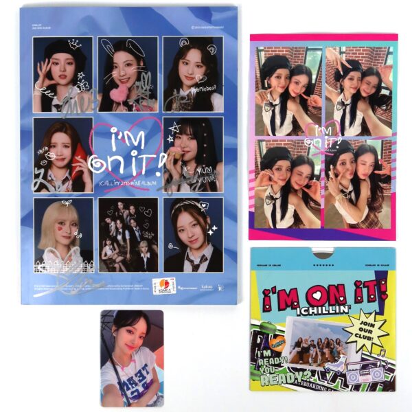 Ichillin' - I'm On It 6 Member Signed + Message CD Album Promo K-Pop 2023