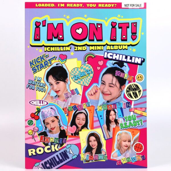 Ichillin' - I'm On It 6 Member Signed + Message CD Album Promo K-Pop 2023