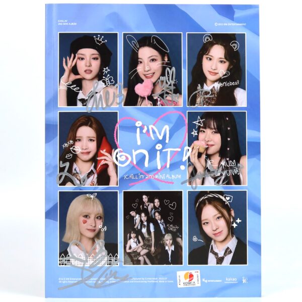 Ichillin' - I'm On It 6 Member Signed + Message CD Album Promo K-Pop 2023