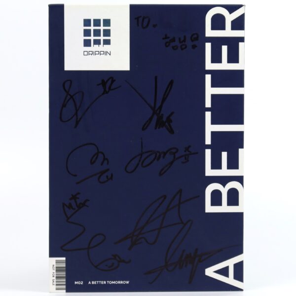 Drippin - A Better Tomorrow Signed Autographed Promo CD Album 2021 K-Pop