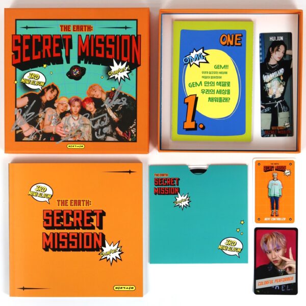 MCND - The Earth: Secret Mission Chapter 1 Signed Autographed CD Album Promo