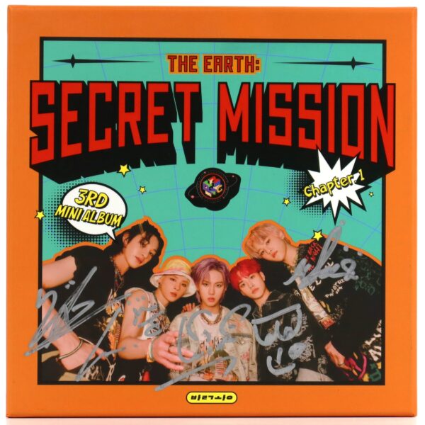 MCND - The Earth: Secret Mission Chapter 1 Signed Autographed CD Album Promo