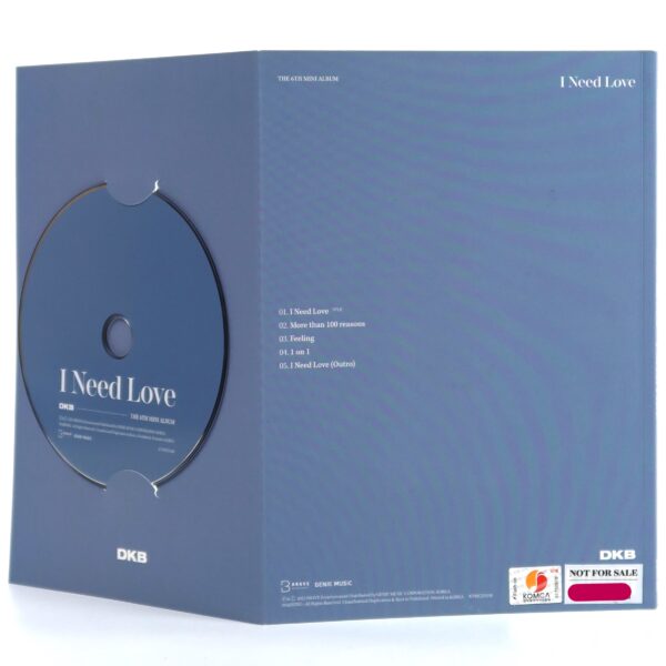 DKB - I Need Love Signed Autographed CD Mini Album Promo 2023 K-Pop
