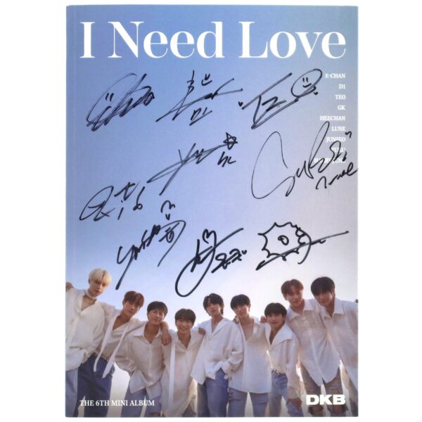 DKB - I Need Love Signed Autographed CD Mini Album Promo 2023 K-Pop