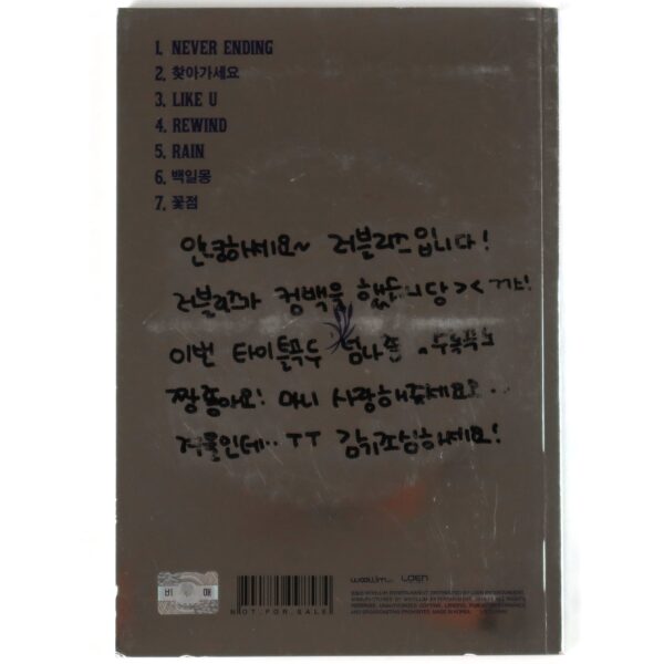 Lovelyz - Sanctuary Signed + Message CD Album Promo 2018 K-Pop