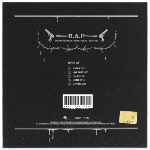 B.A.P - One Shot Youngjae Signed Autographed Album CD 2013