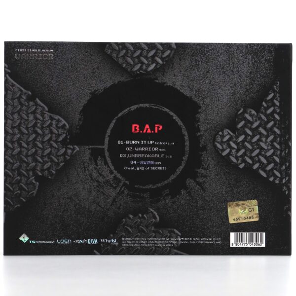 B.A.P - Warrior First Single Album CD 2012 K-Pop