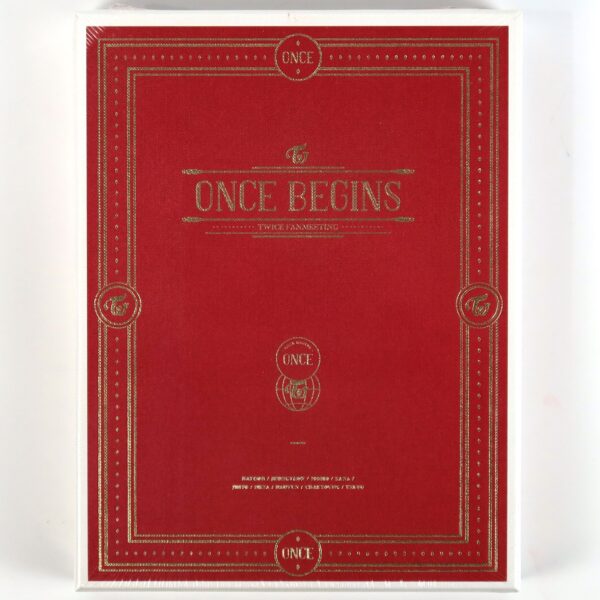 Twice - Once Begins Fanmeeting DVD Set Factory Sealed 2018