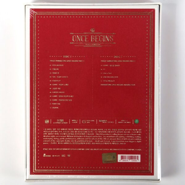 Twice - Once Begins Fanmeeting DVD Set Factory Sealed 2018
