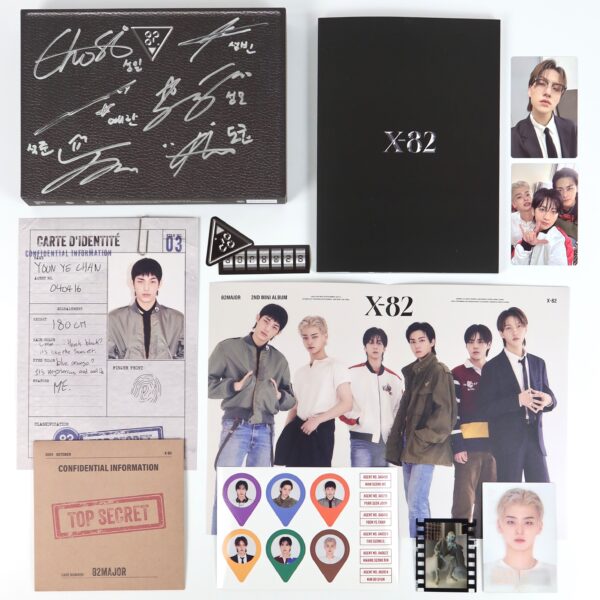 82Major - X-82 Signed Autographed Album CD Promo 2024 K-Pop X82
