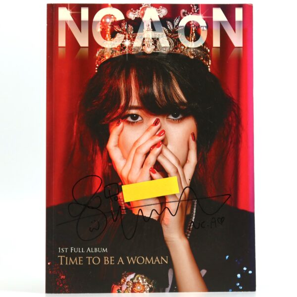 NC.A - Time To Be A Woman Signed Autographed Album CD Promo 2016 K-Pop