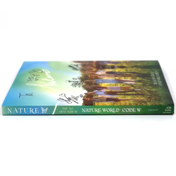Nature - Nature World: Code W Signed + Message CD Album Promo 2022